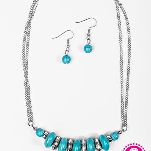 Jewelry - On Mountain Time - Blue Necklace Set Jewelry - On Mountain Time - Blue Necklace Set
